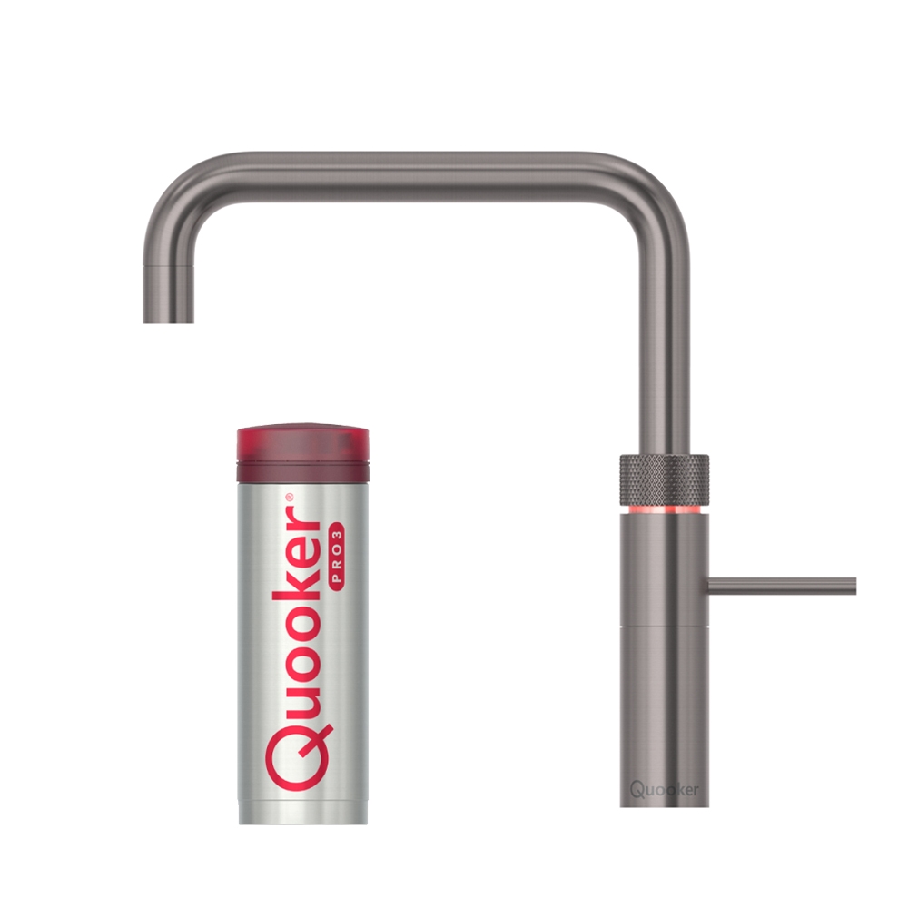 Quooker Fusion Square inkl. PRO3 - Gun Metal