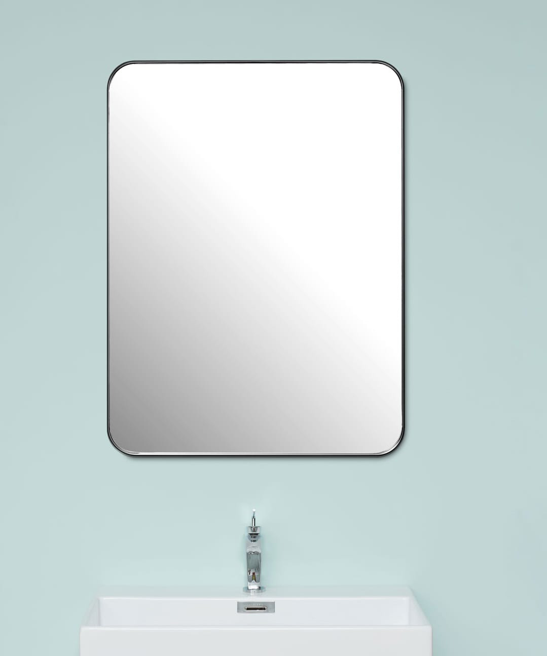 Speil med metallramme i messing - 60x80cm