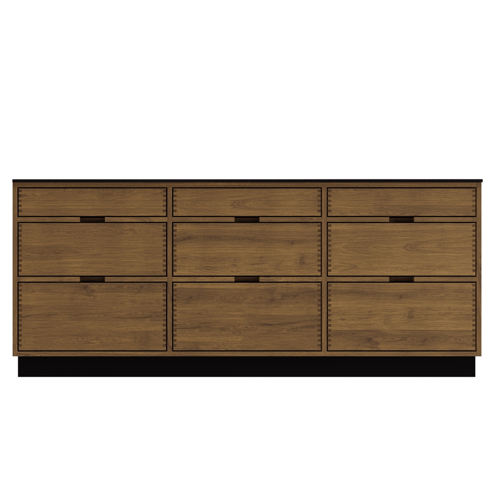 Just Wood Mørkoljert Køkkenø - 187,6 cm bred - 100 cm dyb