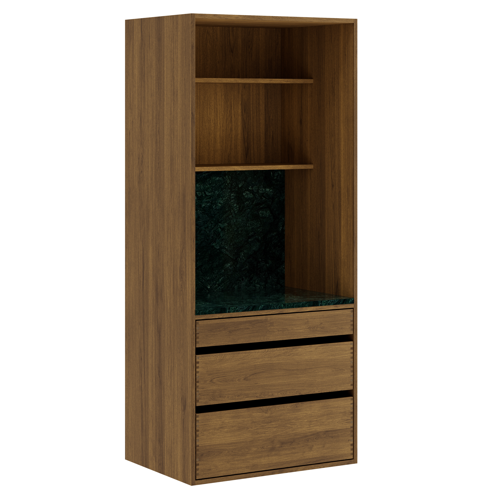 80 cm Mørkoljet Just Wood Original baristaskap