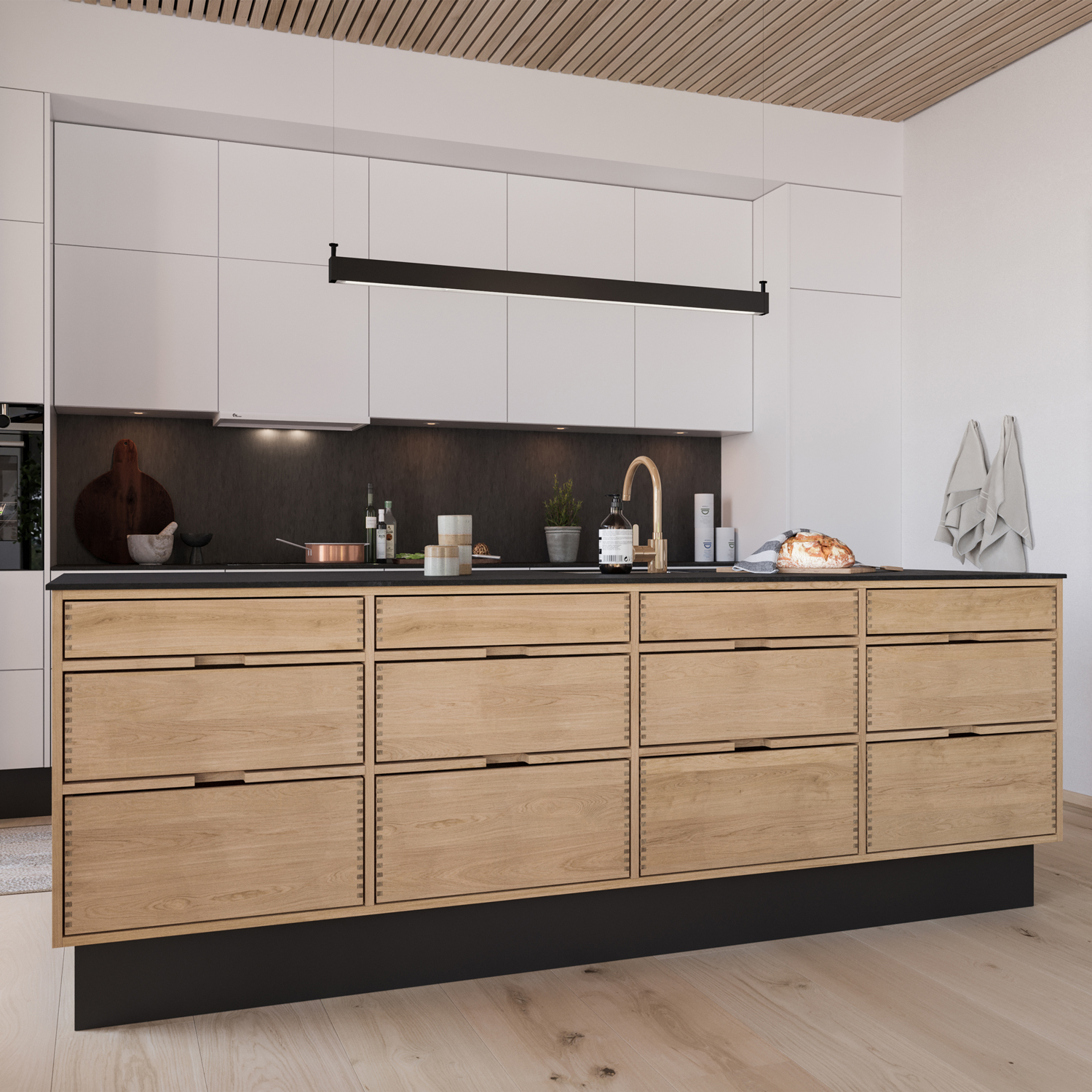 80 cm Just Wood Vaskeskab 60 cm i dybden