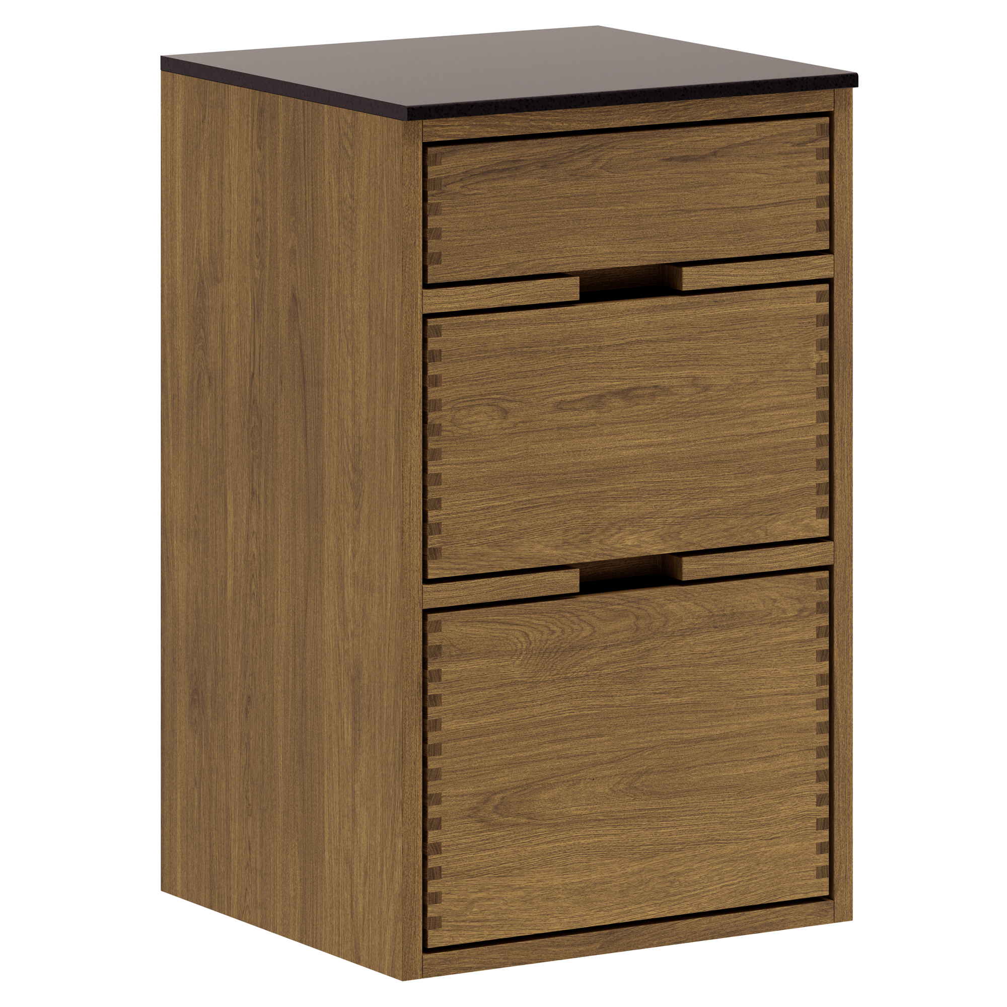 40 cm Mørkoljet Just Wood Underskap 40 cm i dybden