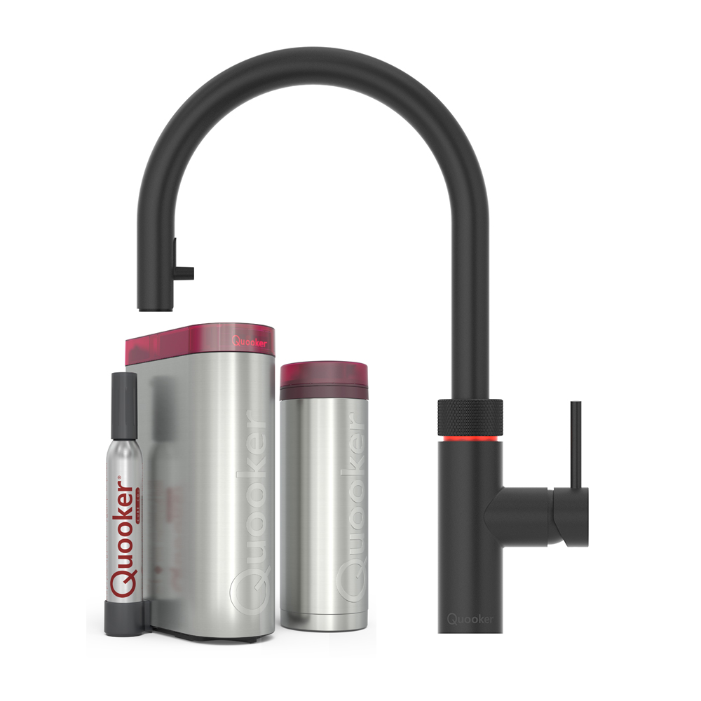 Quooker Flex inkl. PRO3 & CUBE - Svart