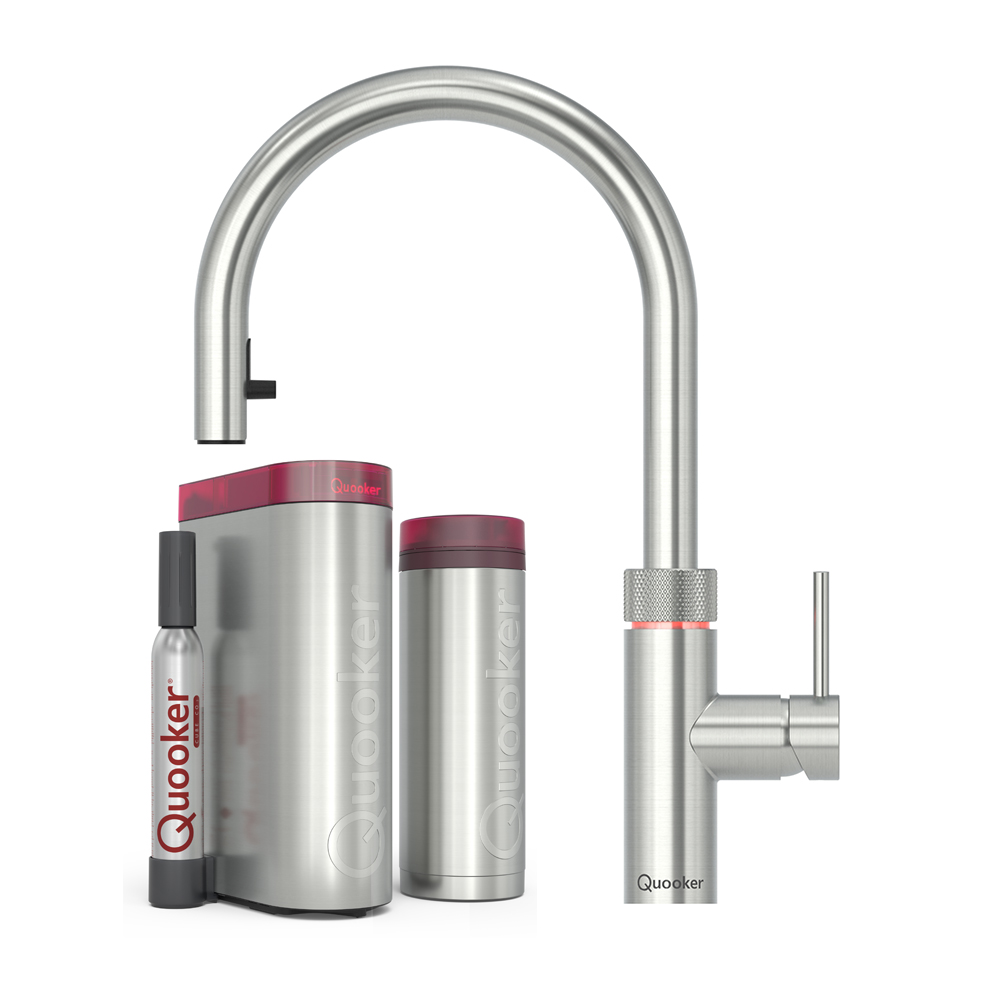 Quooker Flex inkl. PRO3 & CUBE - Rustfritt stål