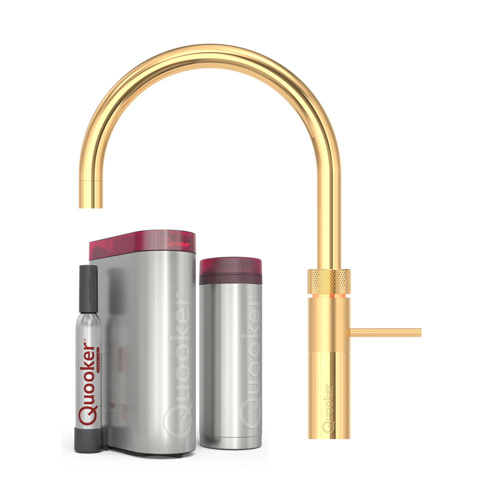Quooker Fusion Round inkl. PRO3 & CUBE - Gull