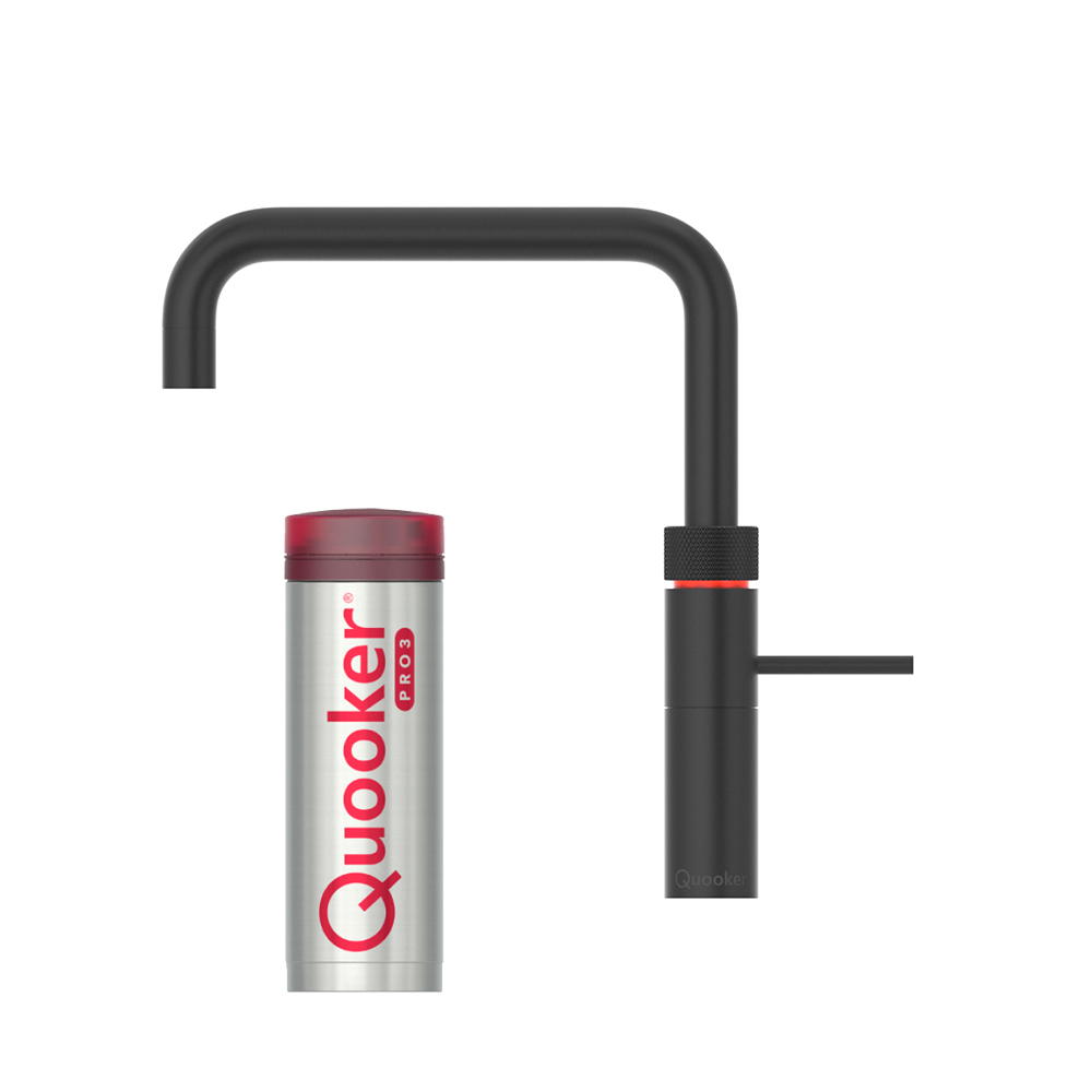 Quooker Fusion Square inkl. PRO3 - Svart