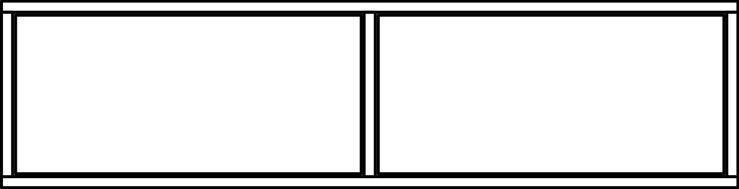 125,7 cm benk - Mørk oljet - 60cm dybde
